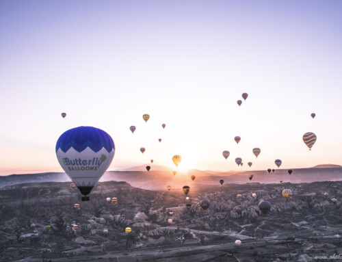 Mit dem Heißluft-ballon über Kappadokien «oder: Unser erstes Ballon-abenteuer»